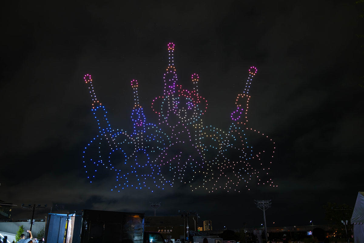 【開催レポ】おジャ魔女どれみ Magical Drone Show 2026 1,000機のドローンが夏の夜空を彩る
