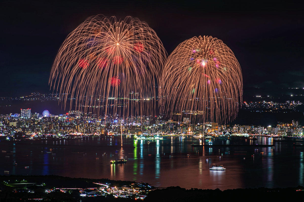 【2026】「第24回かごしま錦江湾サマーナイト大花火大会」本日開催！鹿児島の夜空を彩る花火
