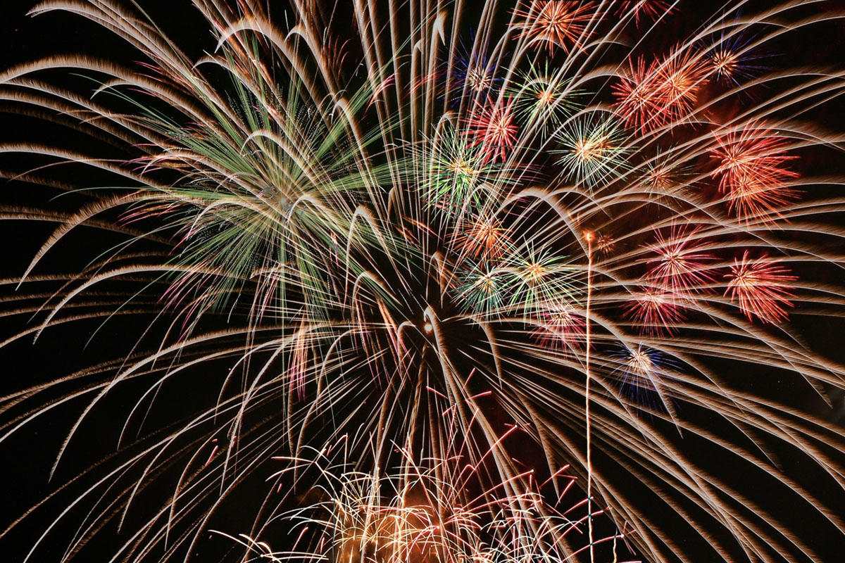 国府夏まつり 本日開催！手筒花火・打ち上げ花火（愛知県豊川市）
