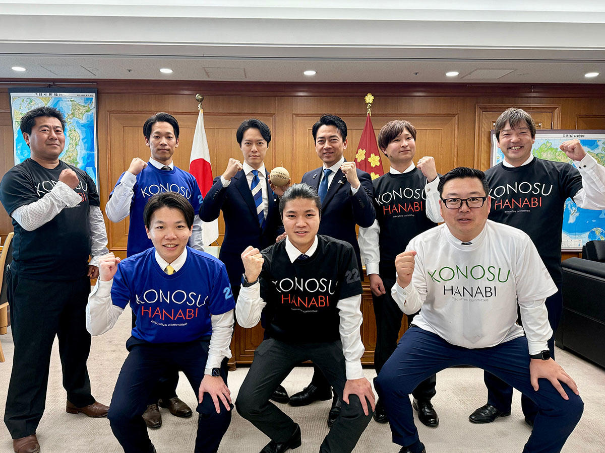 小泉 進次郎 防衛大臣に表敬訪問した際の写真
