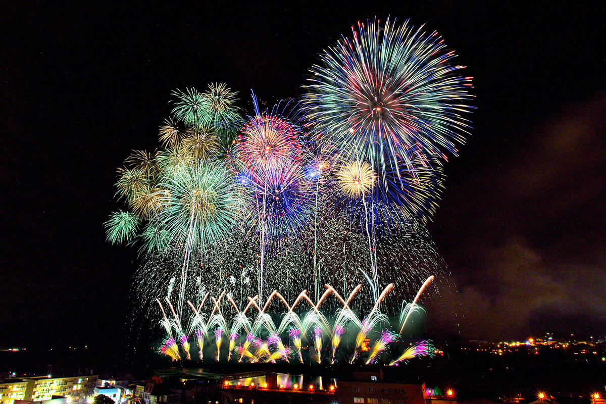 【2026】新潟県小千谷市「おぢやまつり大花火大会」本日開催！七千発の花火を打ち上げ
