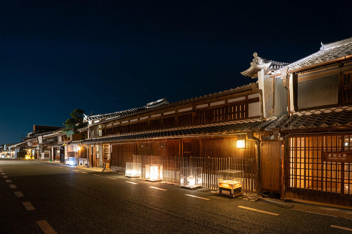 第33回美濃和紙あかりアート展　10月11日から11月30日まで岐阜県美濃市で開催