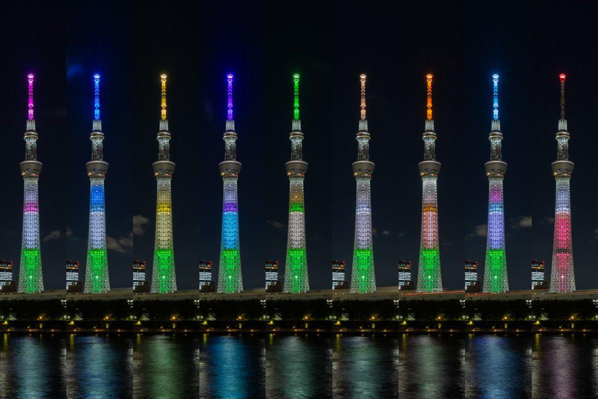 東京スカイツリーで「ちいかわ」コラボの特別ライティング実施