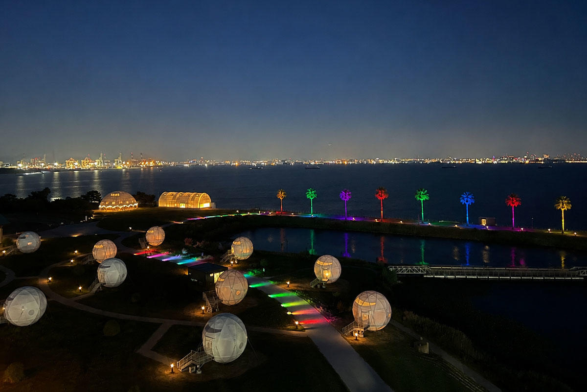 初開催「光と風のシーサイドナイト」海の中道海浜公園でライトアップと夜の海辺を楽しむイベント