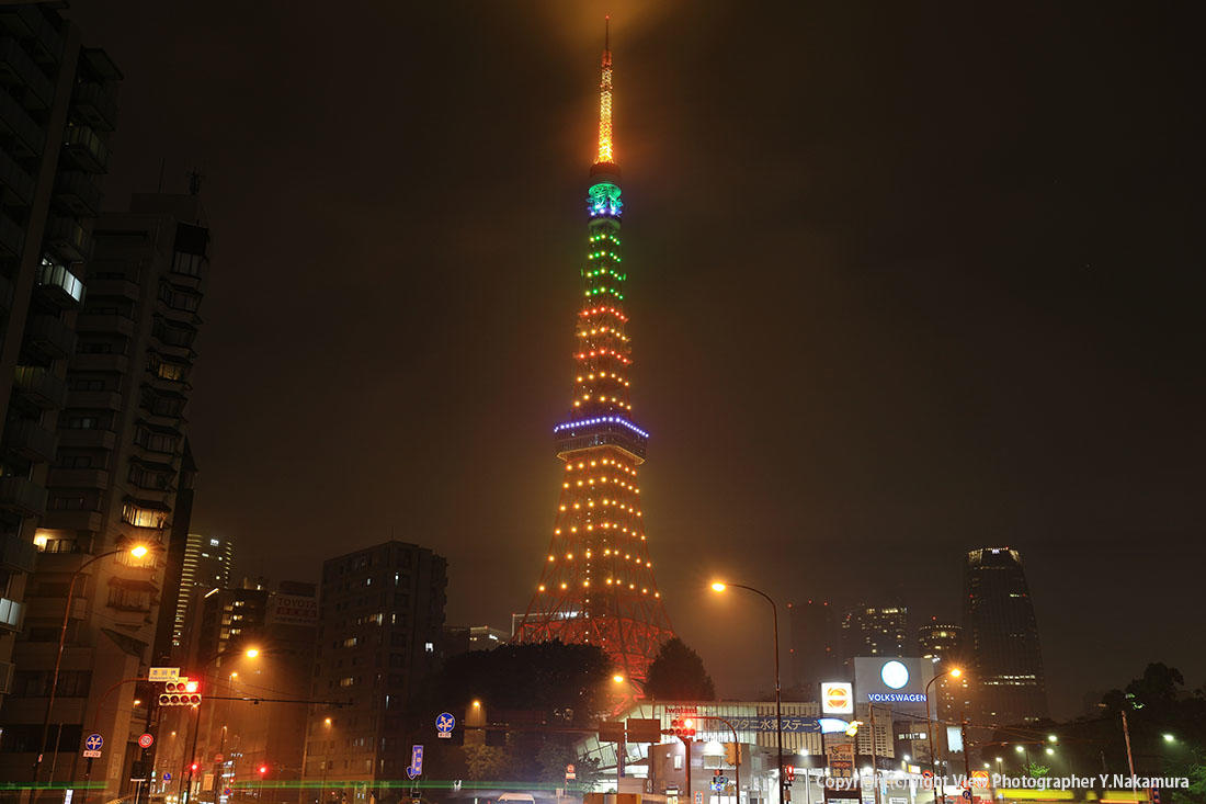 1日限定！東京タワーが台湾パイナップルカラーに