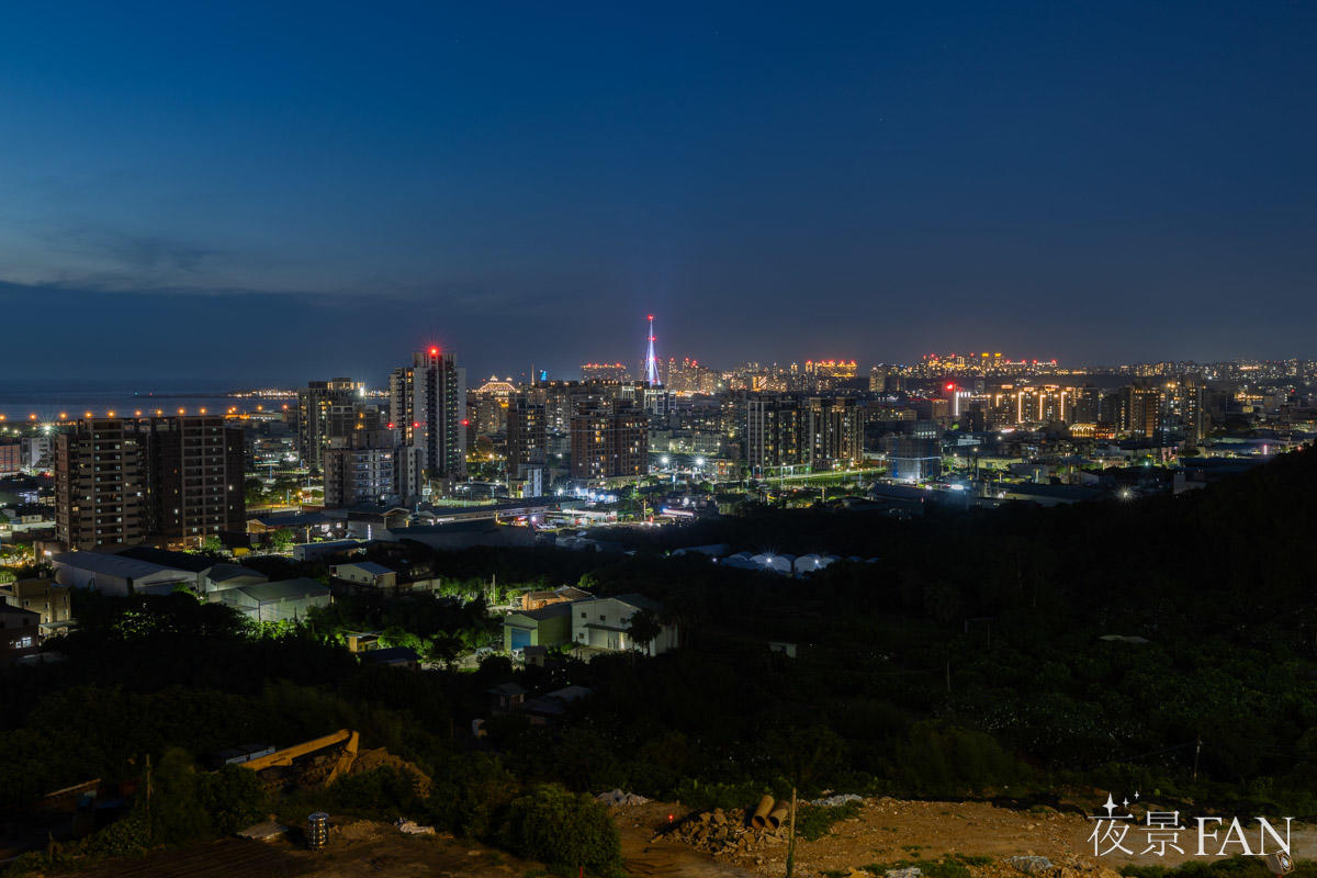 淡水方面の夜景